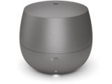 Mia aroma diffuser by Stadler Form in titanium as perspective view
