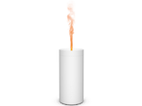Lucy Aroma Diffuser von Stadler Form in Weiß Aroma-Diffusor Lucy von Stadler Form in Weiß in perspektivischer Ansicht