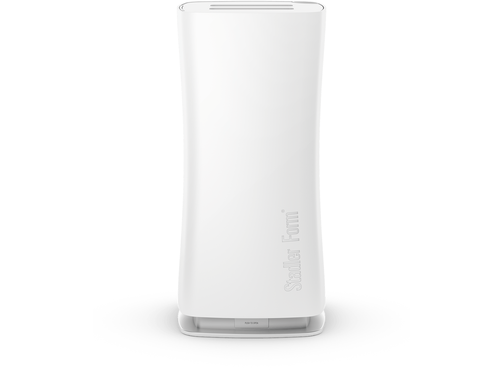 Eva humidifier by Stadler Form in white as side view