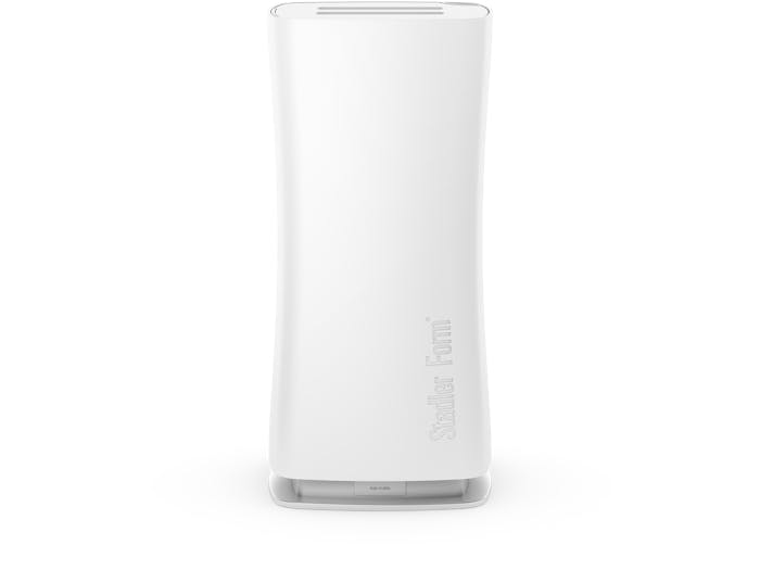 Eva humidifier by Stadler Form in white as side view