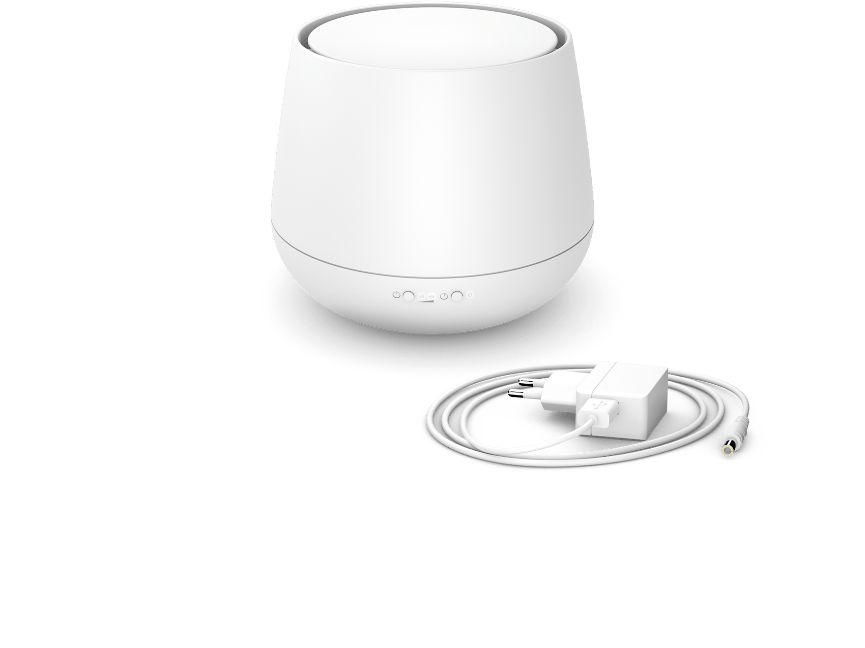 Julia aroma diffuser by Stadler Form in white with power cord