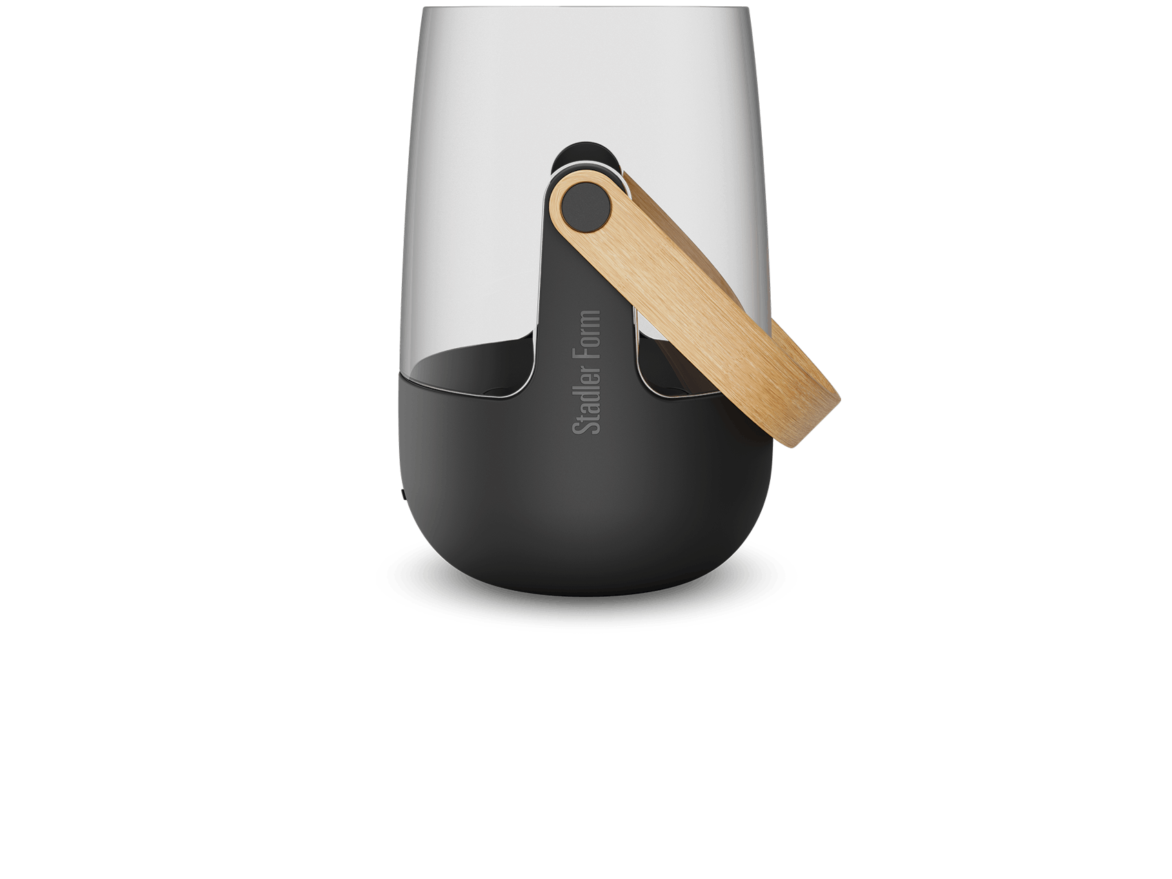 Sophie little aroma diffuser by Stadler Form in black as side view