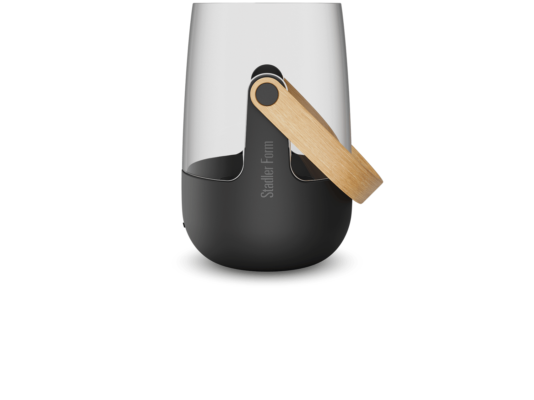 Sophie little aroma diffuser by Stadler Form in black as side view Sophie little aroma diffuser by Stadler Form in black as side view