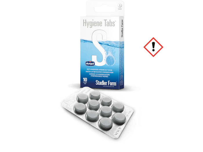 Pastilles d'hygiène pour humidificateur par Stadler Form avec symbole Pastilles d'hygiène pour humidificateur par Stadler Form avec symbole
