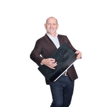 Albert Blattmann with humidifier Oskar big Albert Blattmann from Stadler Form with humidifier Oskar big