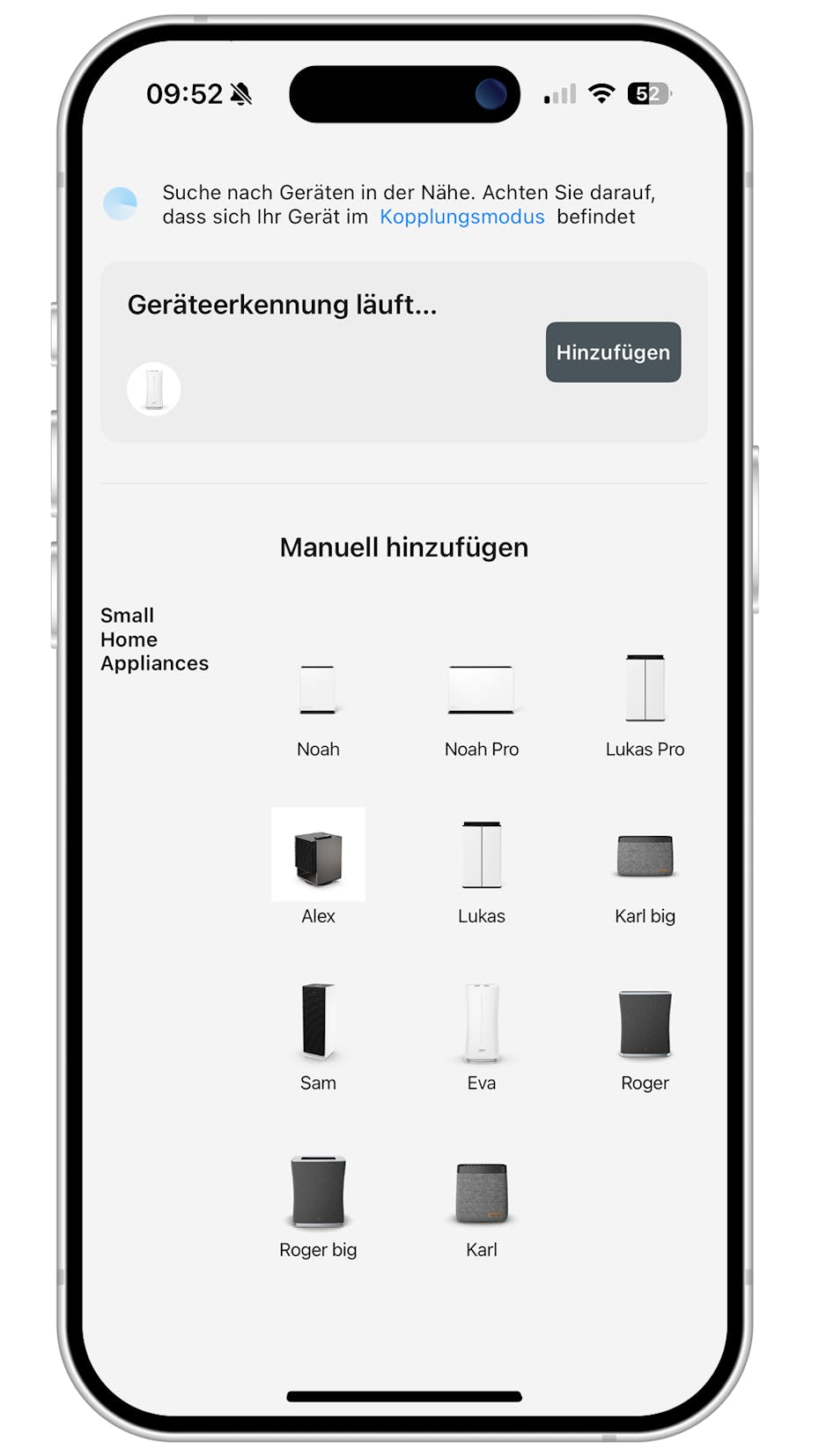 Stadler Form App Luftbefeuchter Eva hinzufügen Stadler Form App Luftbefeuchter Eva hinzufügen
