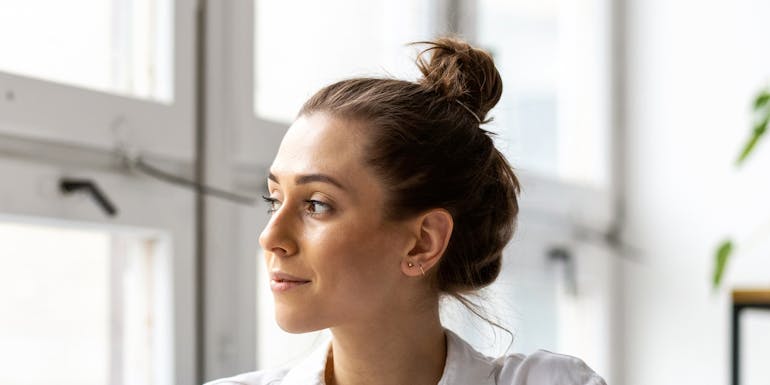 Woman with beautiful skin Woman with beautiful skin