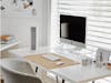 Peter little fan by Stadler Form in white on an office table