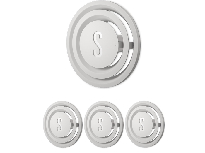 White Amber fragrance pin pack of 4 by Stadler Form