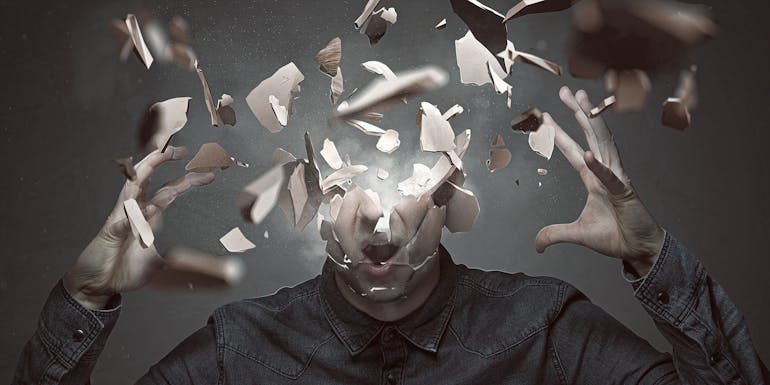 Symbolic image for migraine Symbolic image for migraine