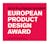 Logo European Product Design Award 2019 Platin-Gewinner George Luftwäscher von Stadler Form Logo European Product Design Award 2019 Platin-Gewinner George Luftwäscher von Stadler Form
