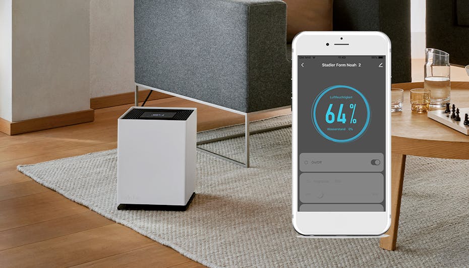 Noah humidifier from Stadler Form with app control Noah humidifier from Stadler Form with app control