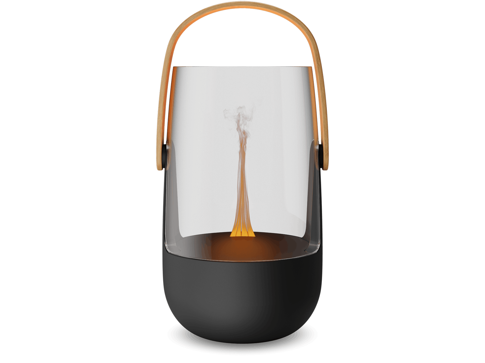 Sophie aroma diffuser by Stadler Form in black as front view
