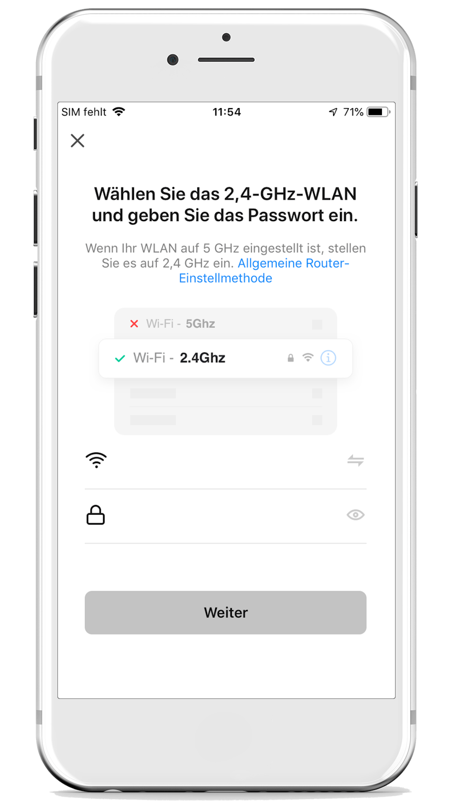 Stadler Form App Lukas Pro Ghz wählen