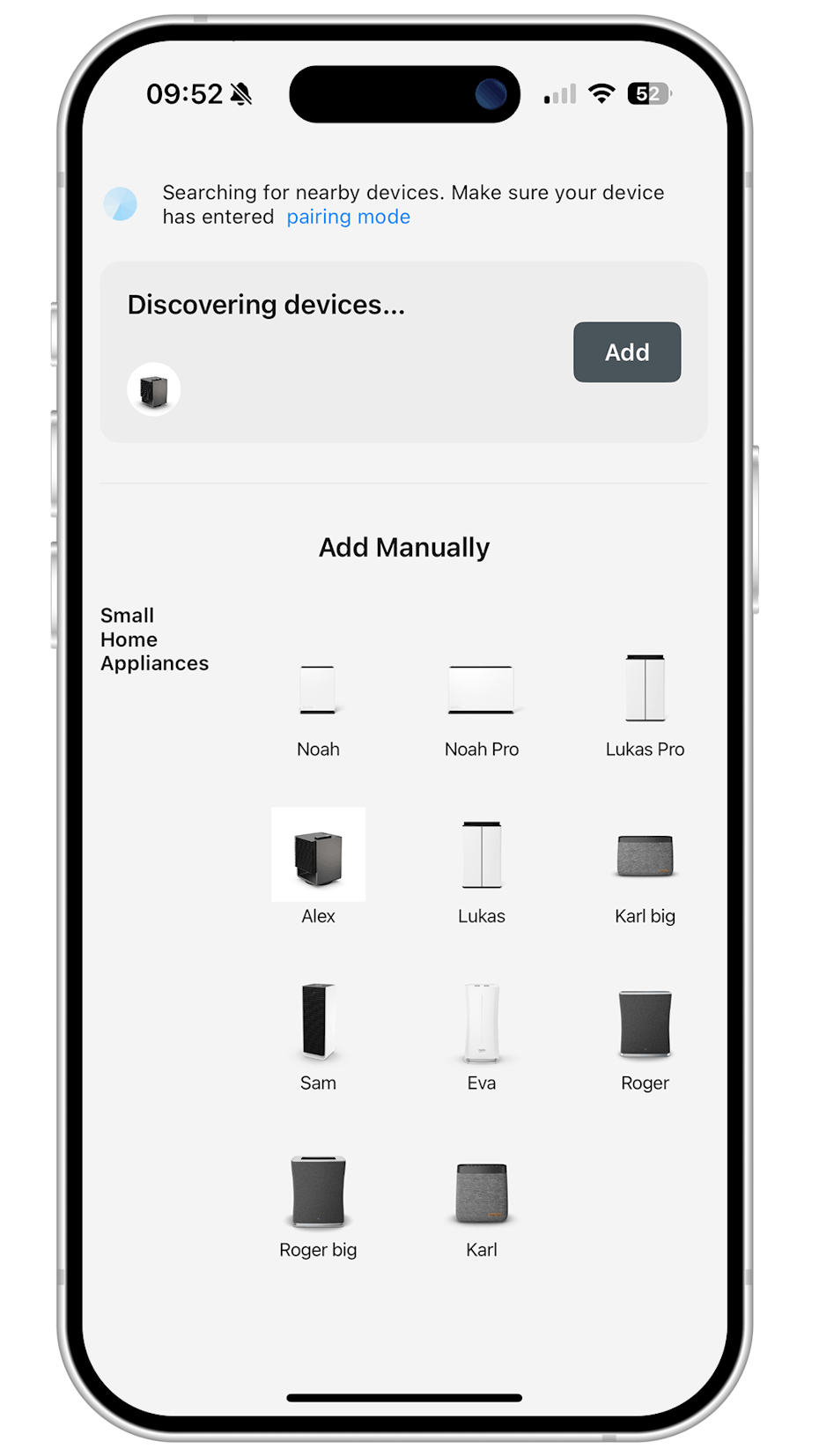 Stadler Form app adds fan heater Alex Stadler Form app add fan heater Alex