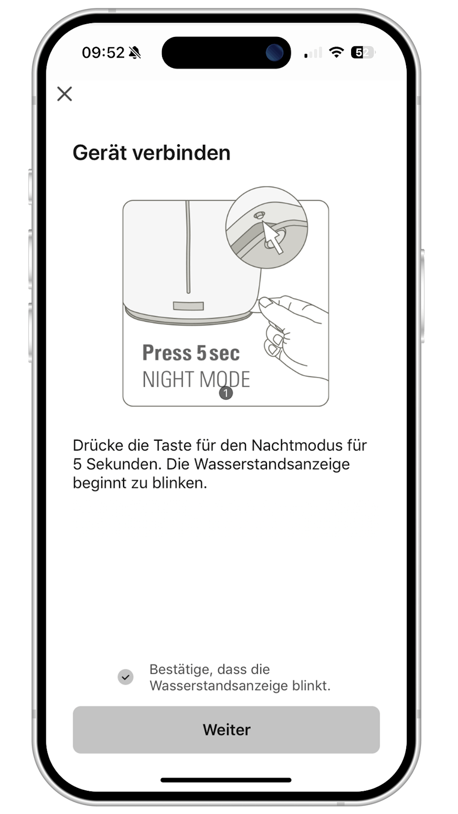 Stadler Form App Luftbefeuchter Eva mit WLAN verbinden Stadler Form App Luftbefeuchter Eva mit WLAN verbinden