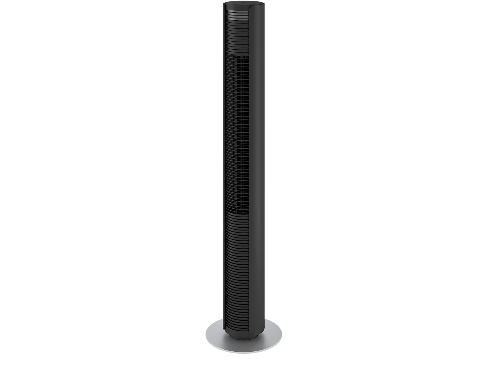 Peter tower fan by Stadler Form in black as perspective view