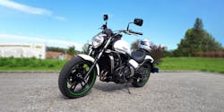 Motorbike in good weather
