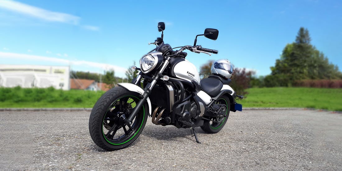 Motorbike in good weather Motorbike in good weather