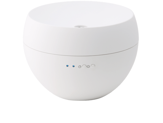 Jasmin aroma diffuser by Stadler Form in white as perspective view