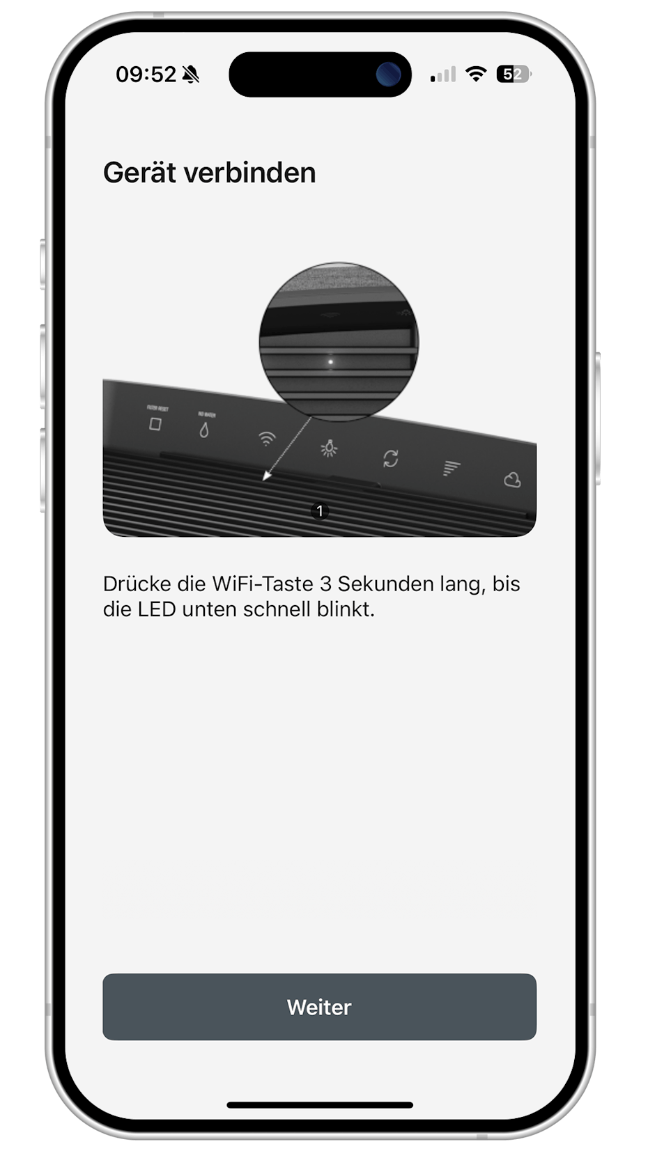 Stadler Form App verbindet WiFi Karl & Karl big Stadler Form App WLAN Karl & Karl big verbinden