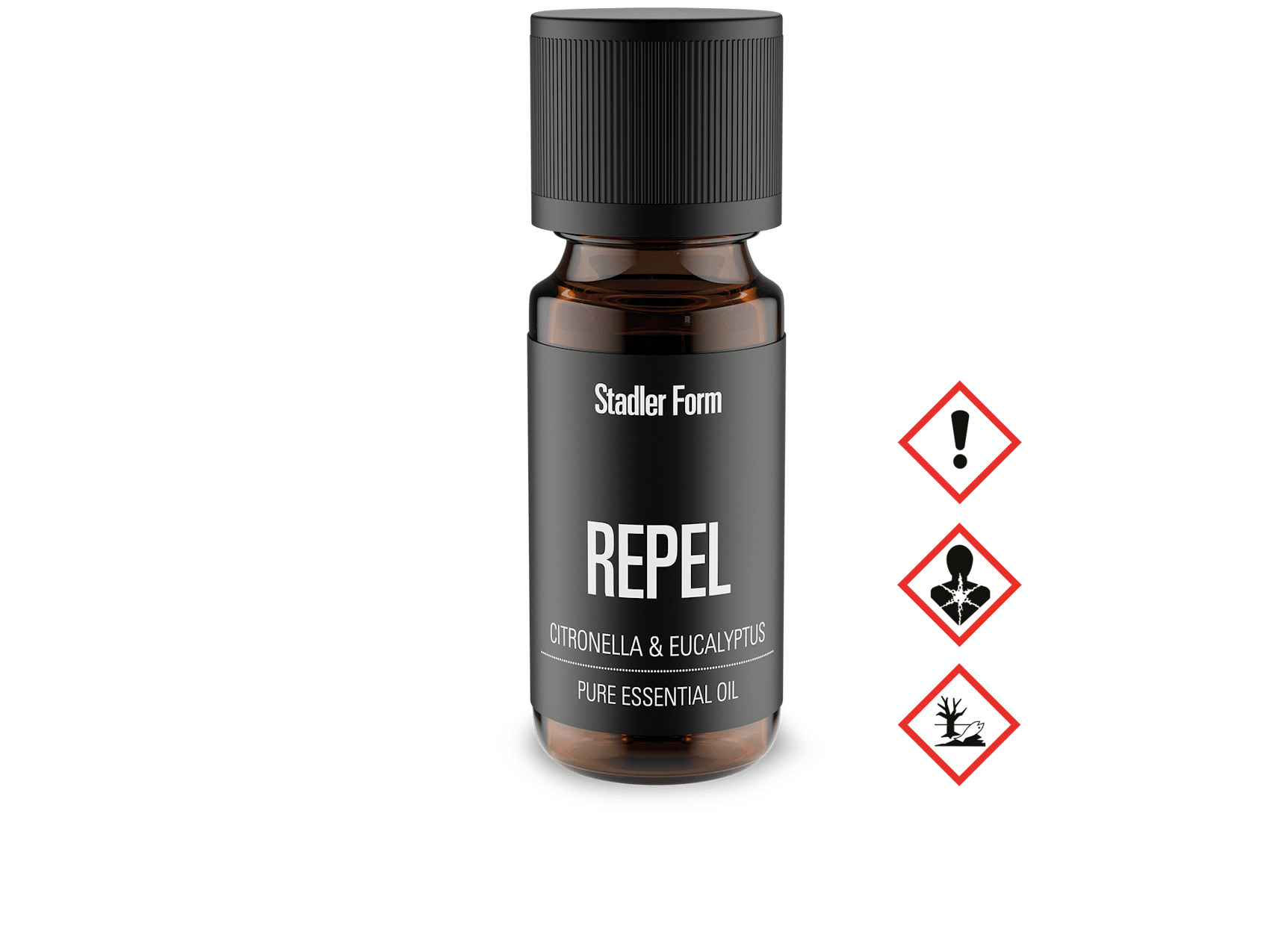 Repel essential oil by Stadler Form with symbols