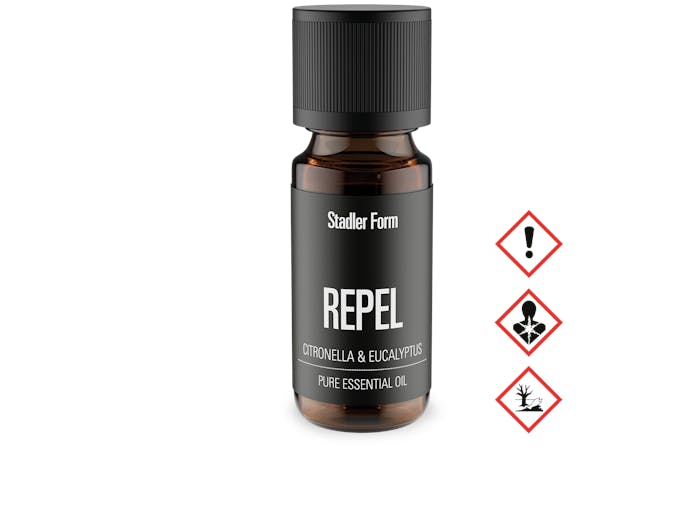 Repel essential oil by Stadler Form with symbols