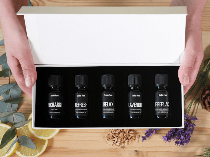 Essential oils gift set "Cosy at Home"
