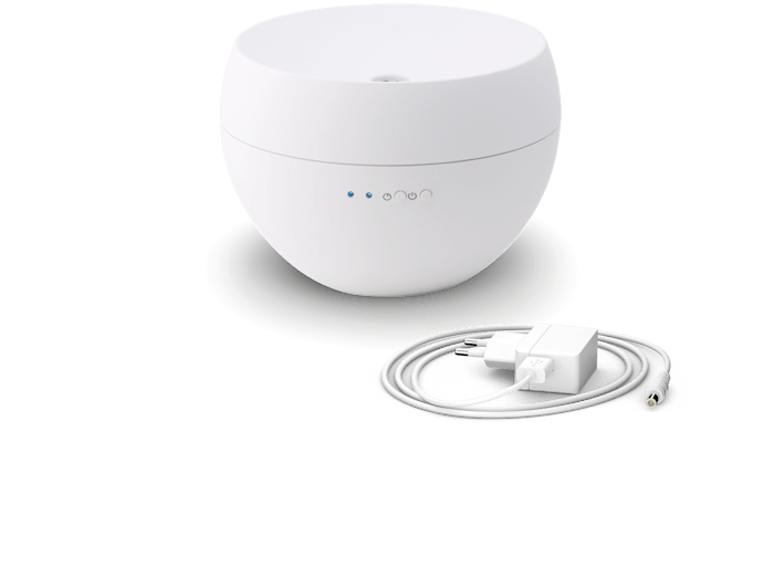 Jasmine Aroma Diffuser von Stadler Form in weiss mit Stromkabel