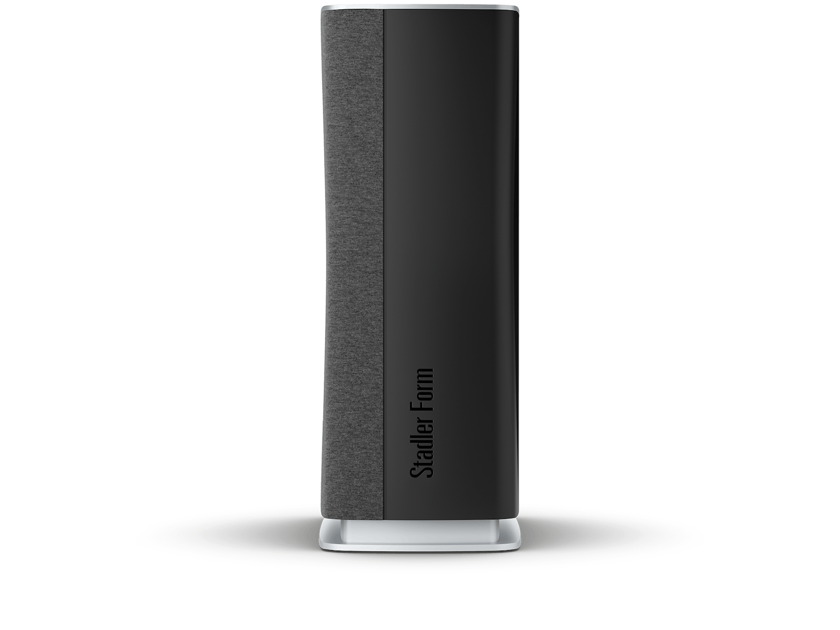 Roger little air purifier by Stadler Form in black Roger little air purifier by Stadler Form in black as side view