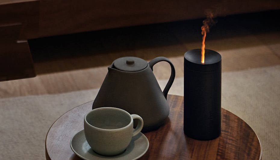 Lucy Aroma Diffuser on a coffee table
