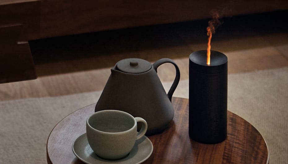 Lucy Aroma Diffuser on a coffee table Lucy Aroma Diffuser on a coffee table