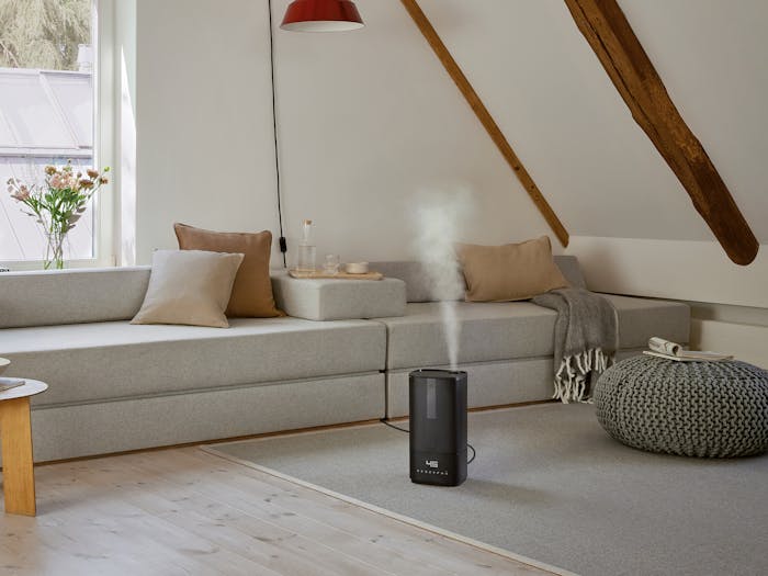Humidificateur Oliver par Stadler Form Oliver humidificateur d'air de Stadler Form dans un salon