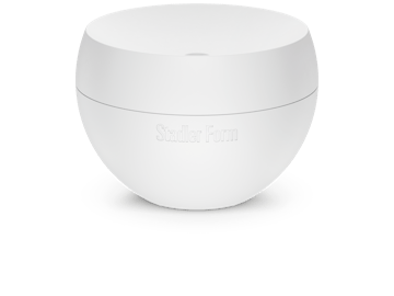 Jasmine mobile Aroma Diffuser von Stadler Form in weiss in perspektivischer Ansicht