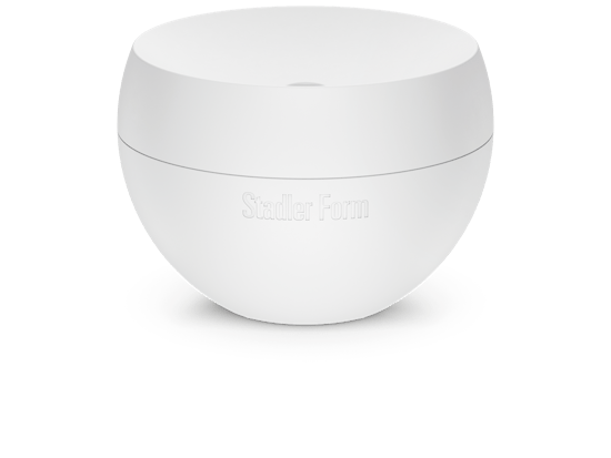 Jasmine mobile Aroma Diffuser von Stadler Form in weiss in perspektivischer Ansicht