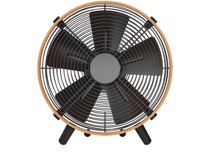 Otto bamboo fan by Stadler Form as front view