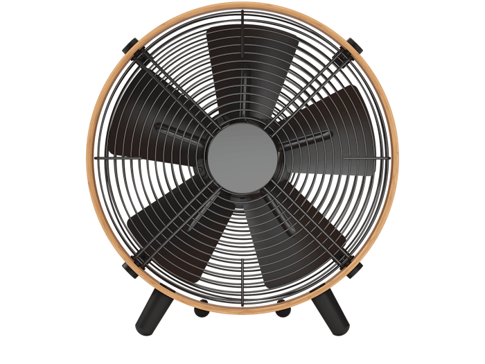 Otto bamboo fan by Stadler Form Otto bamboo fan by Stadler Form as front view
