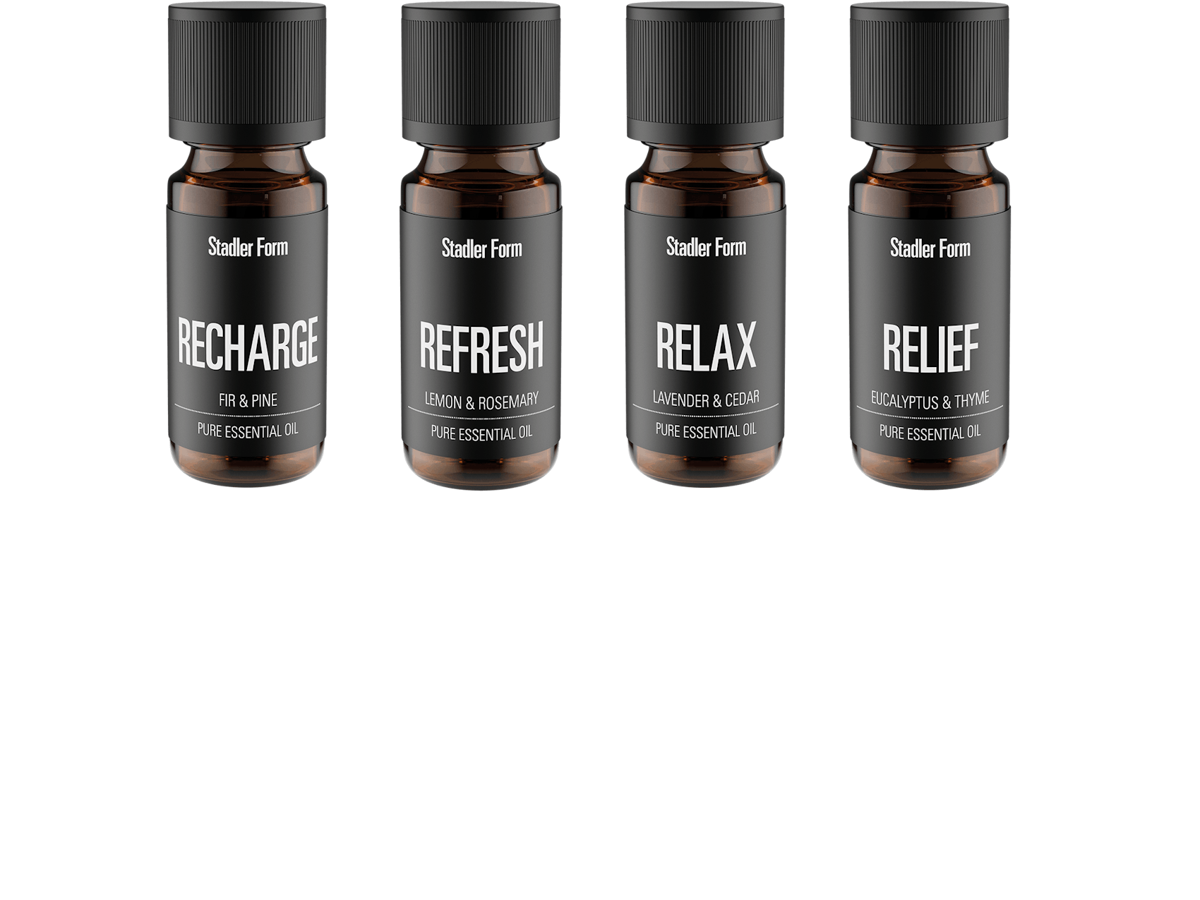 Fragrance pack by Stadler Form with essential oils recharge, refresh, relax, relief Fragrance pack by Stadler Form with essential oils recharge, refresh, relax, relief