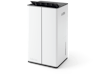 Lukas little dehumidifier by Stadler Form in white as isometric view