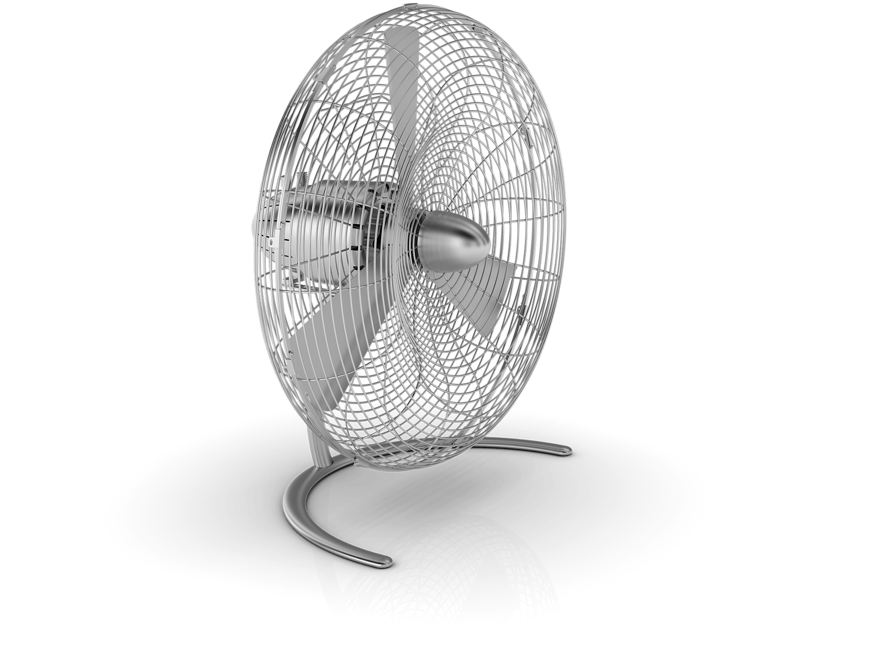 Charly floor fan by Stadler Form as perspective view