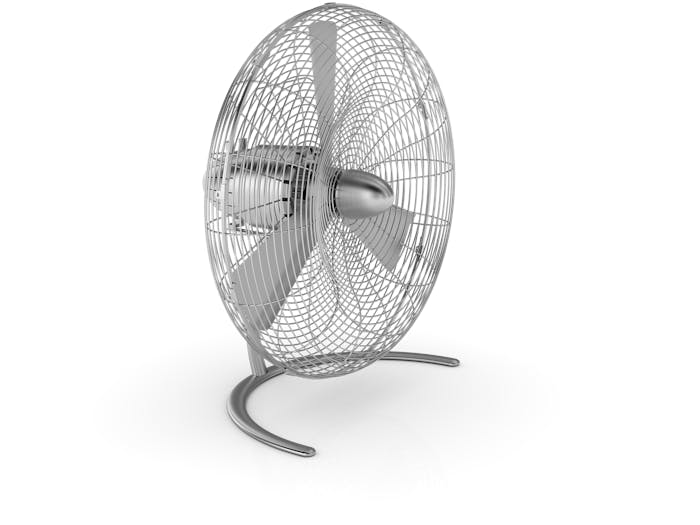 Charly floor fan by Stadler Form as perspective view