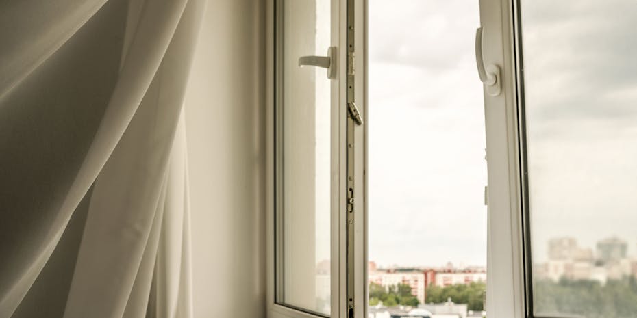 Lüften der Wohnung