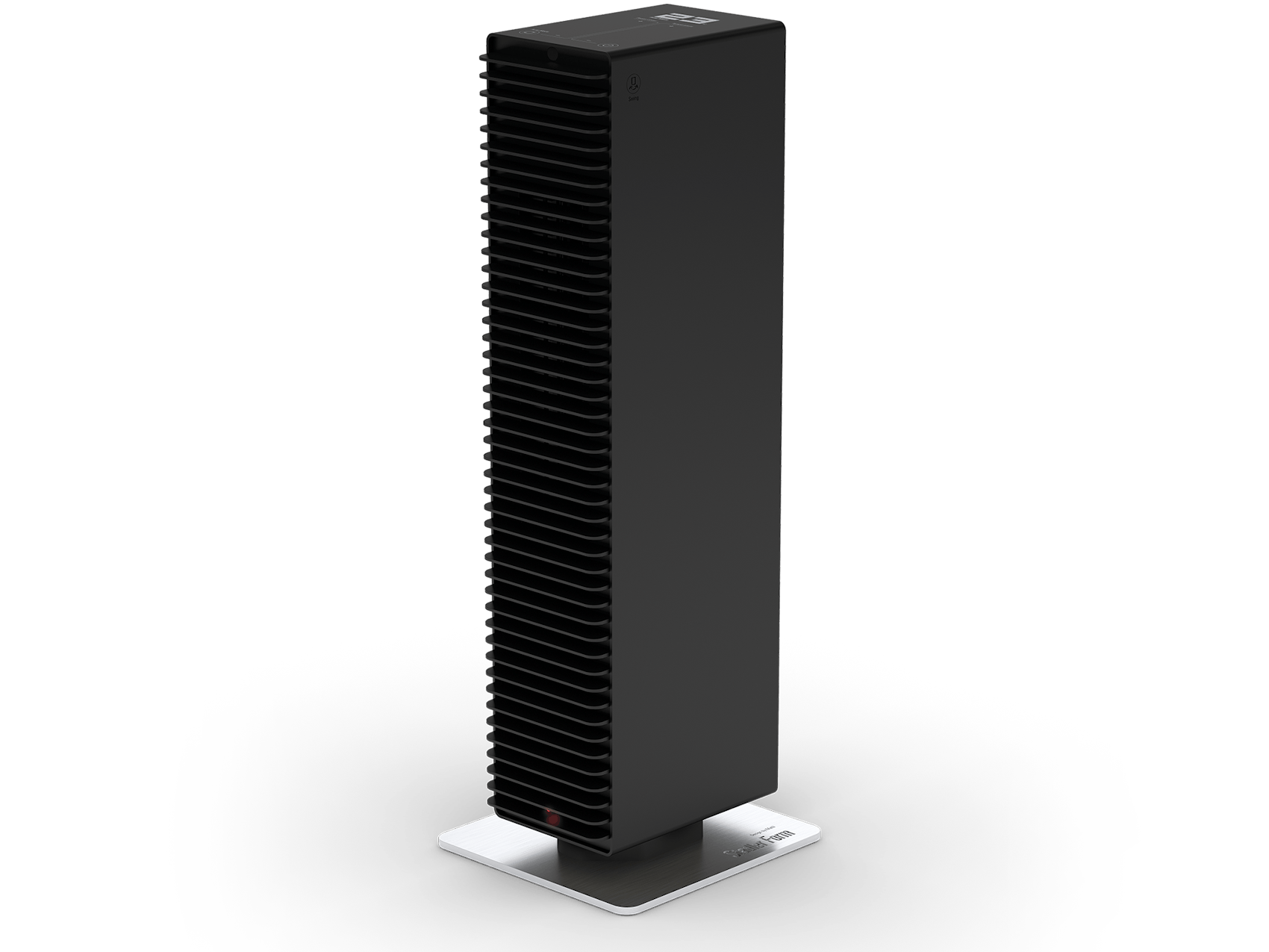 Paul heater by Stadler Form in black as perspective view