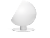 Erik heater by Stadler Form in white as side view