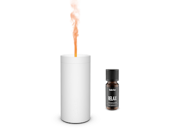 Lucy aroma diffuser white bundle by Stadler Form with Relax essential oil Lucy aroma diffuser white bundle by Stadler Form with Relax essential oil