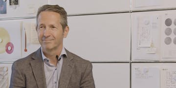 Martin Stadler während eines Interviews mit ECAL