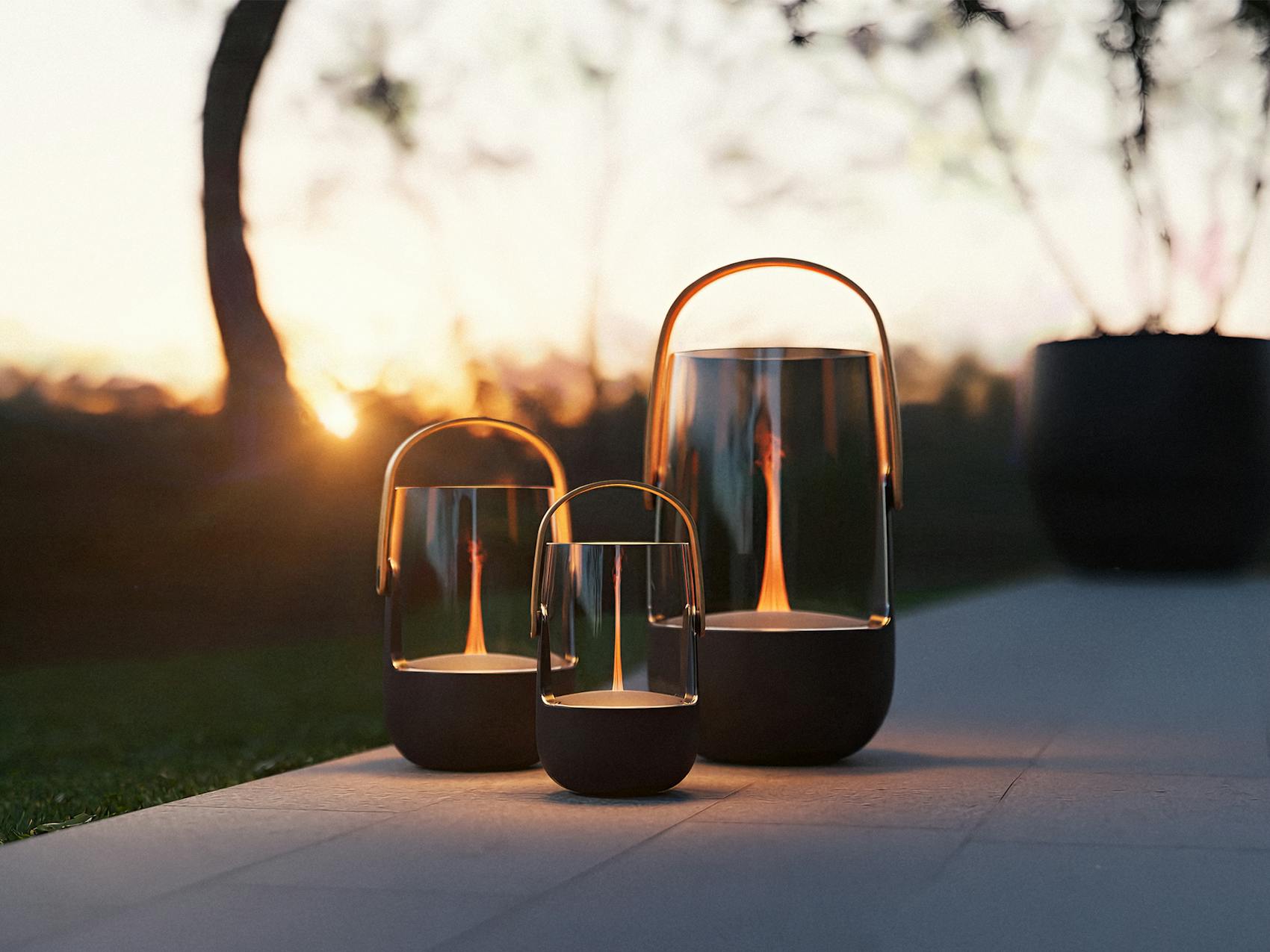 Sophie aroma diffuser & lantern in three sizes for indoor and outdoor use