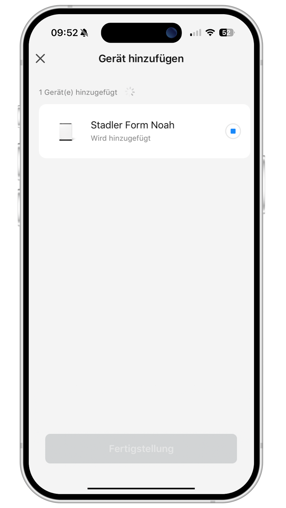 SF App Noah wird hinzugefügt