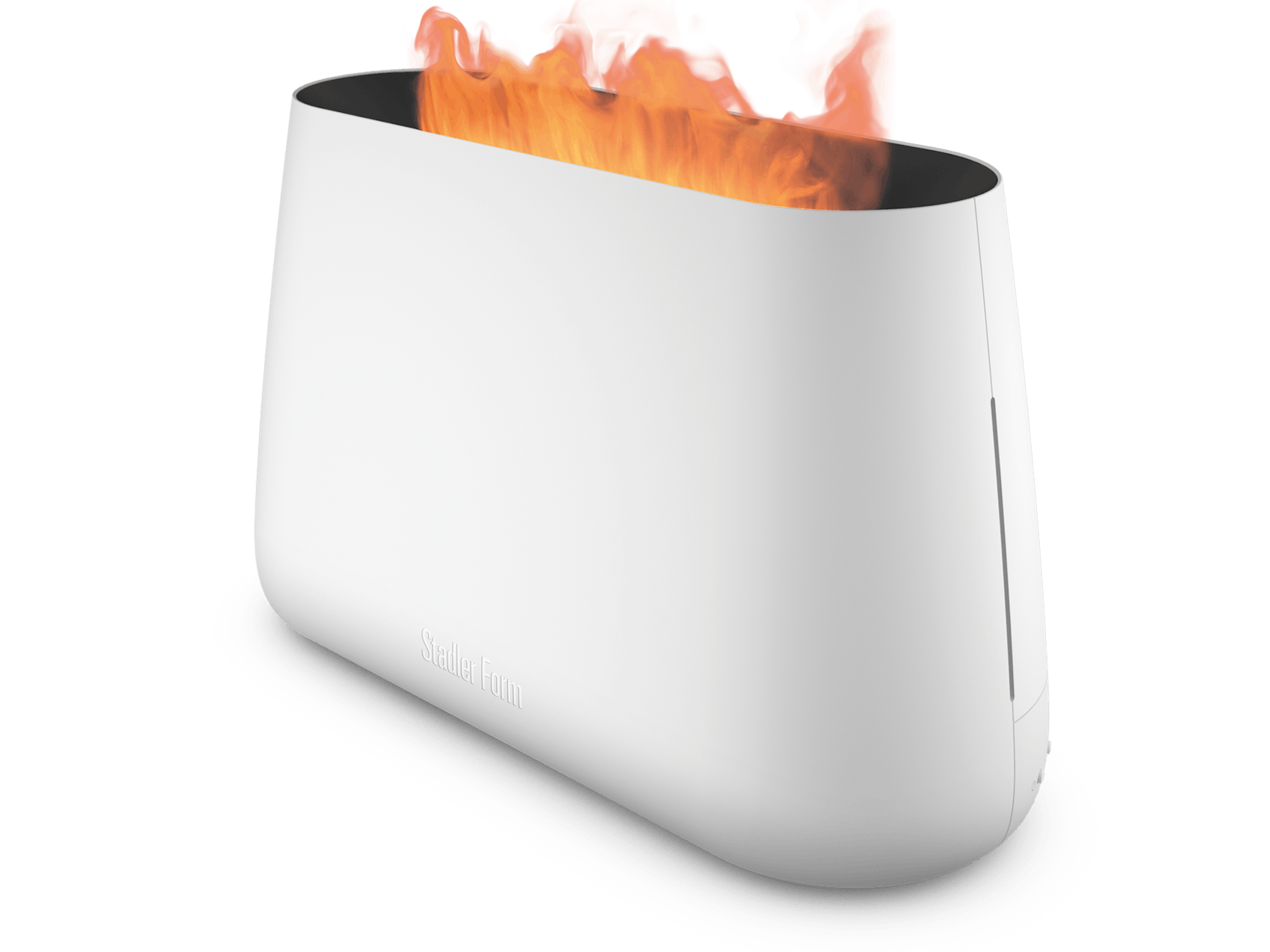 Ben humidifier by Stadler Form in white as perspective view