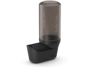 Emma personal humidifier by Stadler Form in black Emma personal humidifier by Stadler Form in black as perspective view